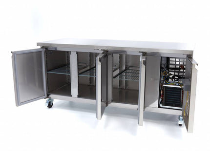 Frysebord - 180 cm - 3 døre