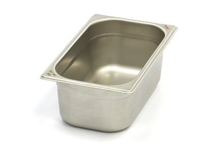 Gastronorm Beholder - 1/4 GN - 10cm Dyb - Rustfrit stål
