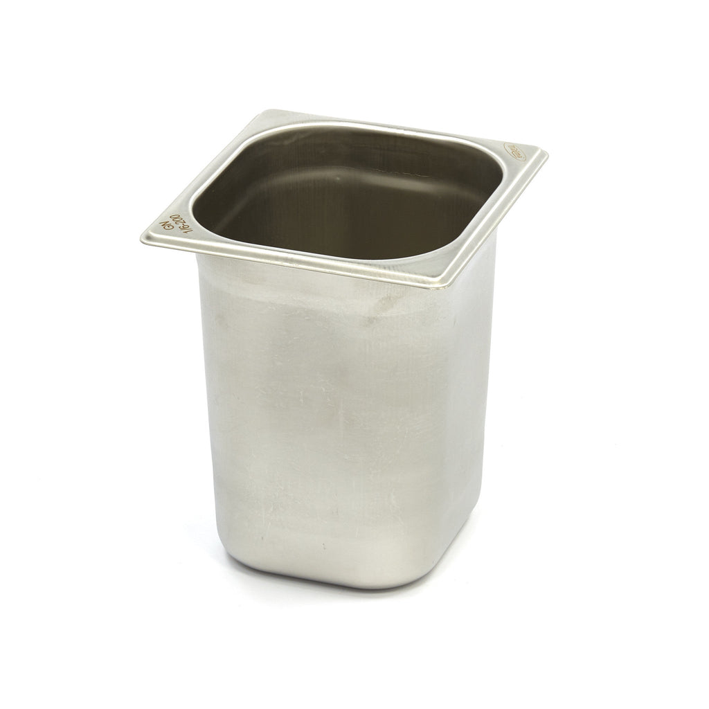 Gastronormkantine - 1/6 GN - 20 cm dyb - Rustfrit stål