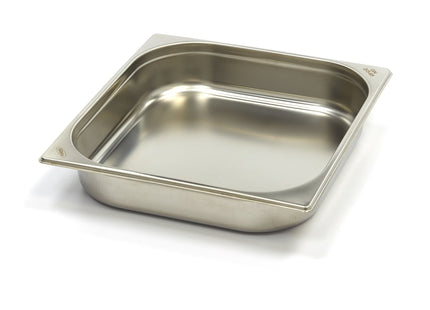 Gastronorm Beholder - 2/3 GN - 6,5cm dyb - Rustfrit stål