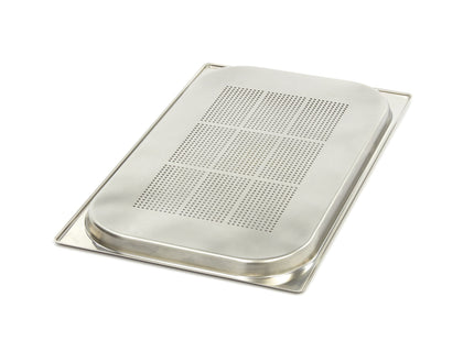 Gastronorm Beholder - 1/1 GN - 2cm dyb - Rustfrit stål - Perforeret