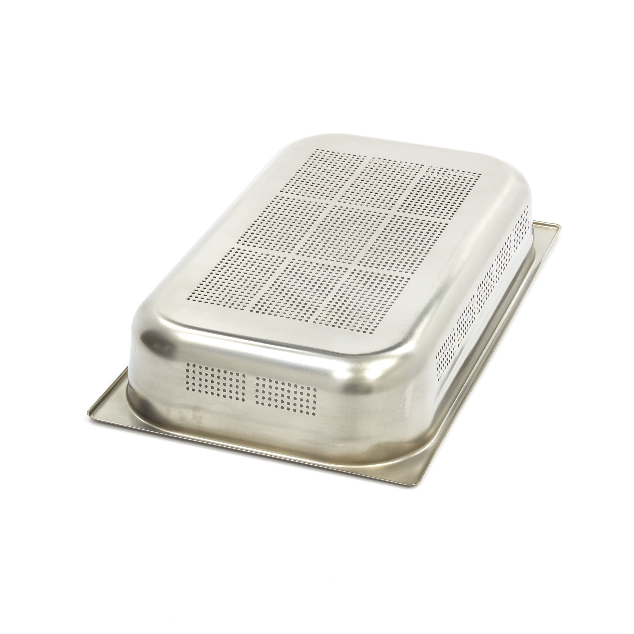 Gastronorm Container - 1/1 GN - 10cm Deep - Stainless Steel - Perforated