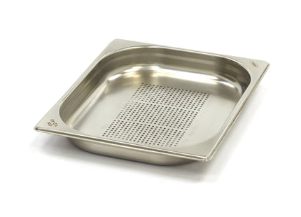 Gastronorm Beholder - 1/2 GN - 4cm dyb - Rustfrit stål - Perforeret