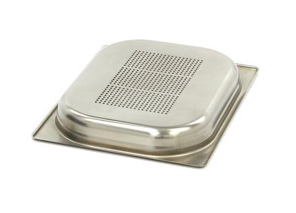 Gastronorm Beholder - 1/2 GN - 4cm dyb - Rustfrit stål - Perforeret