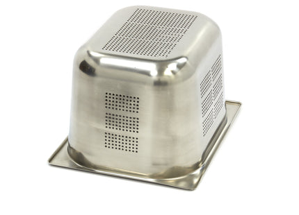 Gastronorm beholder - 1/2 GN - 20 cm dyb - Rustfrit stål - Perforeret