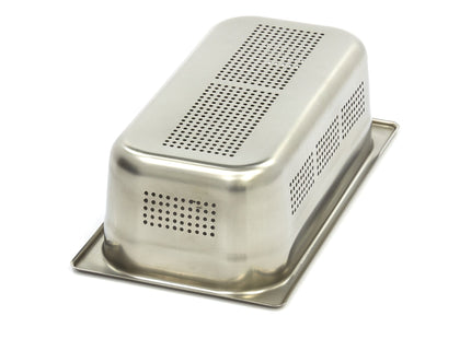 Gastronorm beholder - 1/3 GN - 10 cm dyb - Rustfrit stål - Perforeret