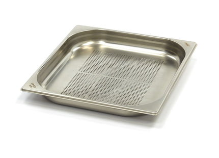 Gastronorm Beholder - 2/3 GN - 4cm dyb - Rustfrit stål - Perforeret