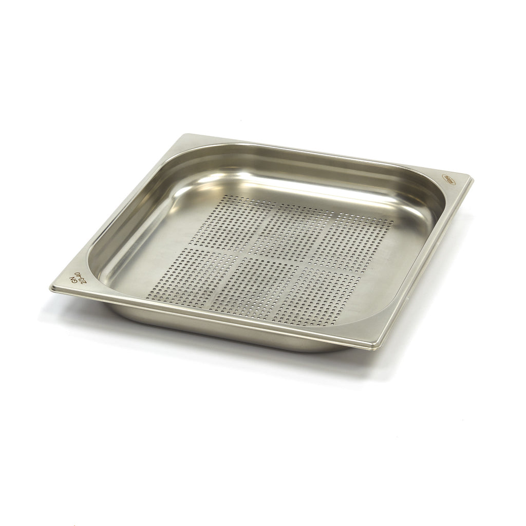 Gastronormkantine - 2/3 GN - 4 cm dyb - Rustfrit stål - Perforeret