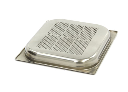 Gastronorm Beholder - 2/3 GN - 4cm dyb - Rustfrit stål - Perforeret