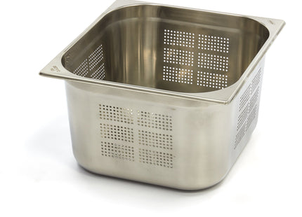 Gastronorm beholder - 2/3 GN - 20 cm dyb - Rustfrit stål - Perforeret