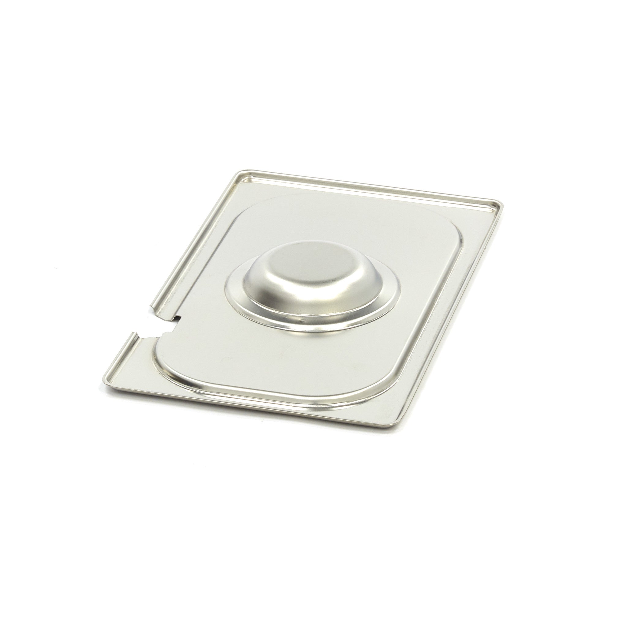 Gastronorm Lid - 1/4 GN - Stainless Steel - with Recess
