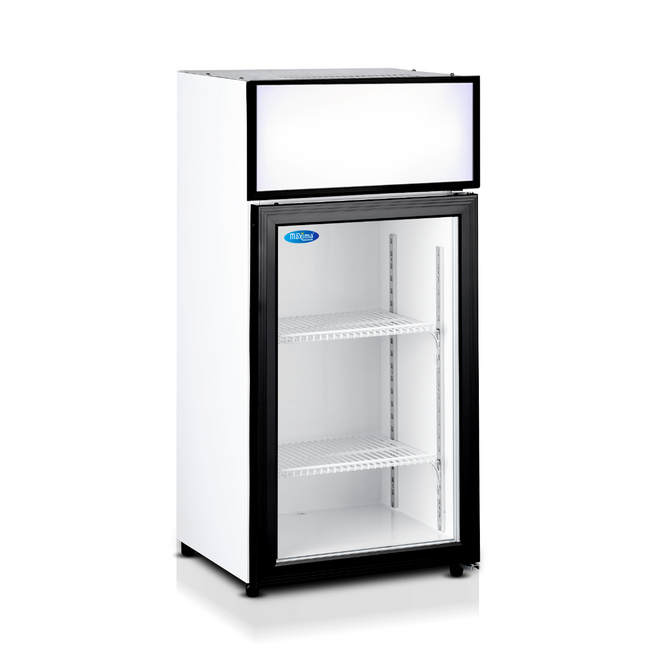 Displaykøler - 50L - 2 justerbare hylder