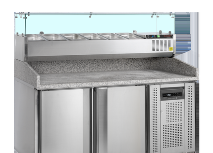 Pizzabord inkl. Topping-enhed - PT1200 + GVC38-150