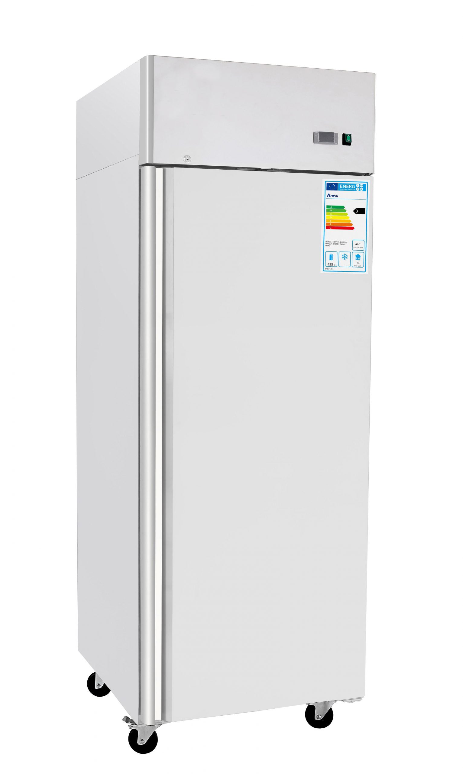 Industrikøleskab - Rustfrit stål - 455 liter - GN 2/1