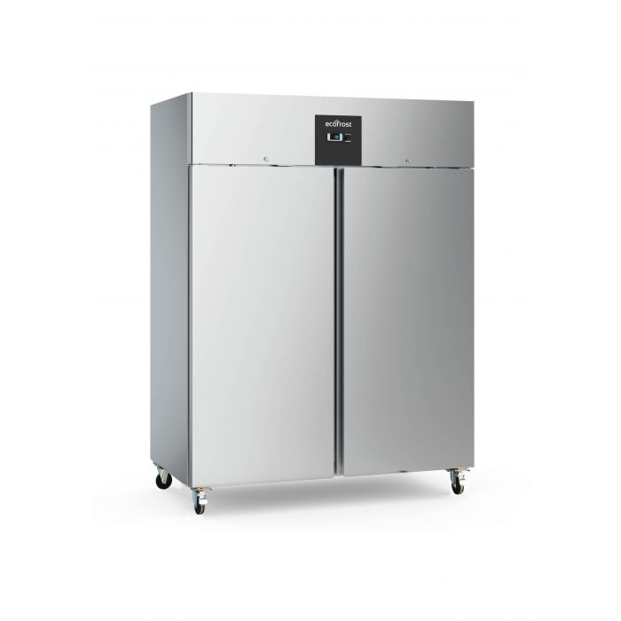 Industrikøleskab - 1200 liter - GN 2/1 - rustfrit stål