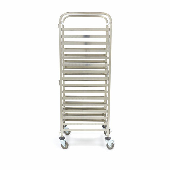 Stikvogn - Rustfrit stål - 400x600 mm - 16 stik